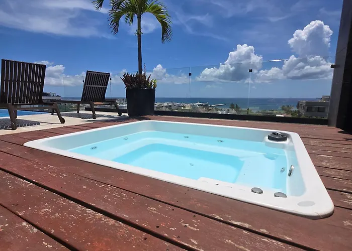 Apartment A Perfect Place - Rooftop Views Of The Caribbean - Jacuzzi Playa del Carmen